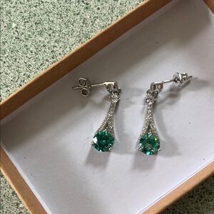 Silver Drop Earrings